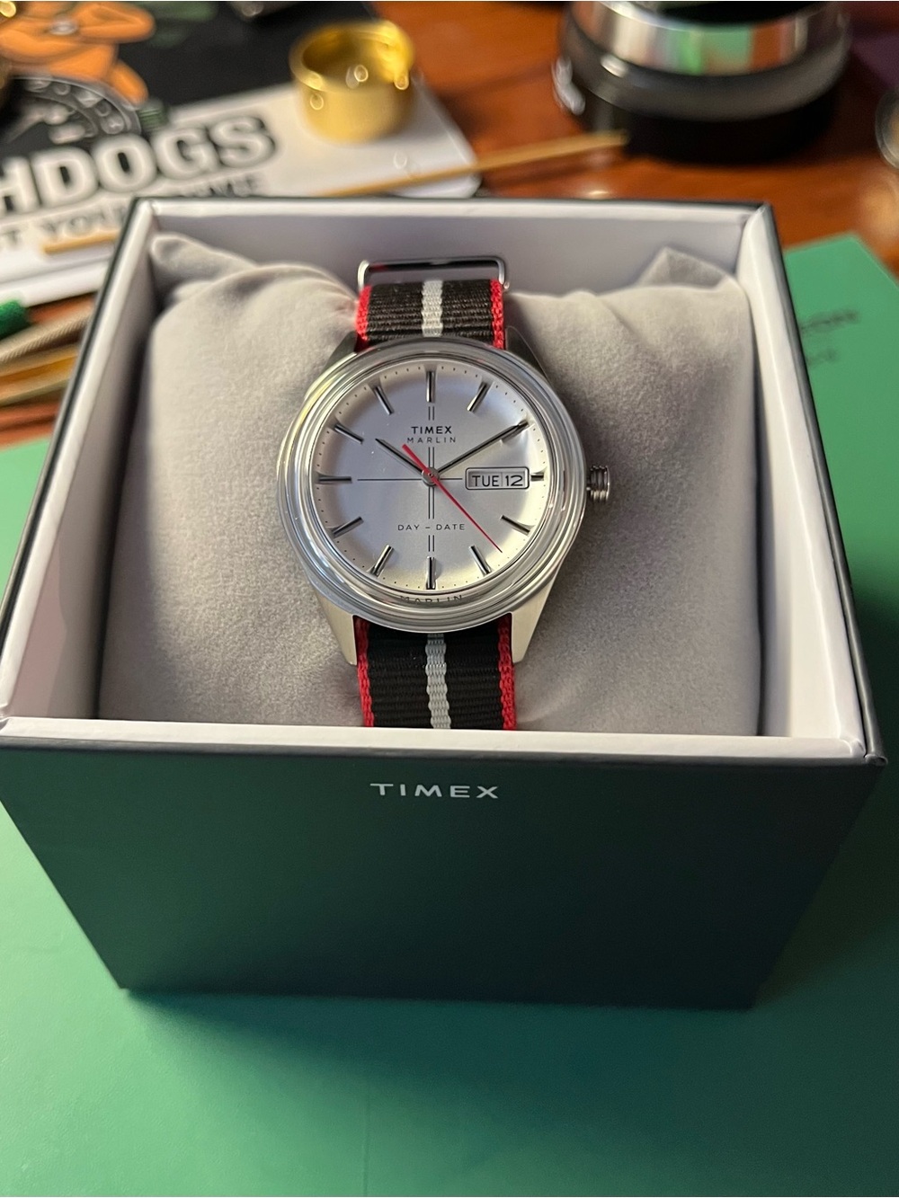 Timex Marlin Silver Dial Watch - Picture 5 of 7